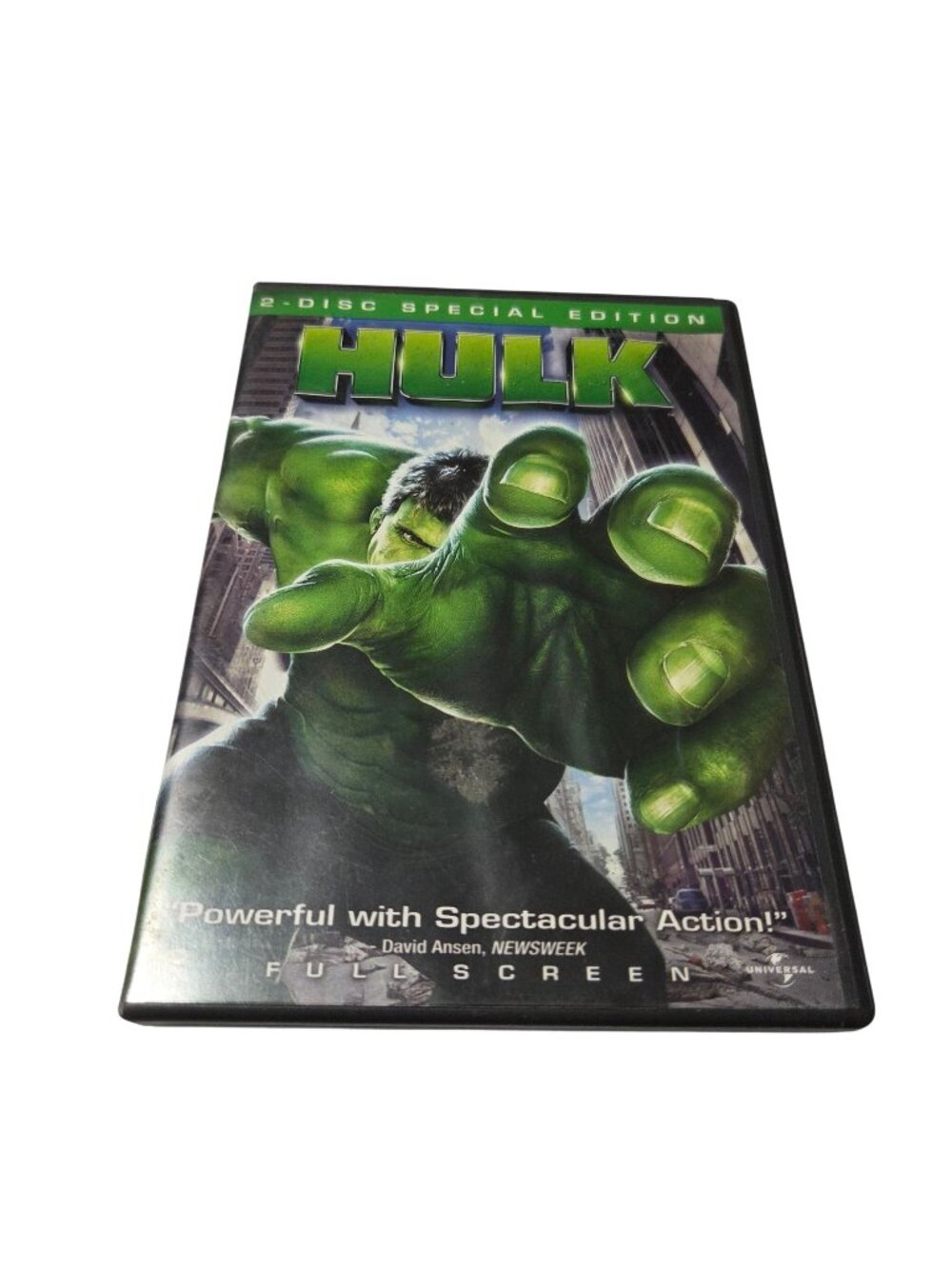 Hulk 2-Disc Special Edition  PG-13 Action DVD Fullscreen 2003 Deleted Scenes
